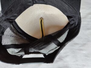 Boné com pala - Preto/Rede - Image 2