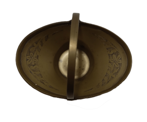 Cesta vintage em latão - Image 2