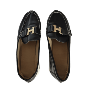 Mocassim com símbolo - Preto