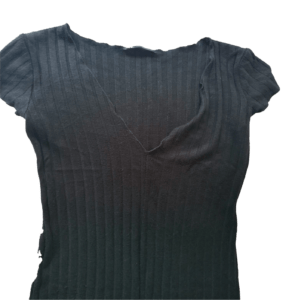 Vestido Decote em V - Preto